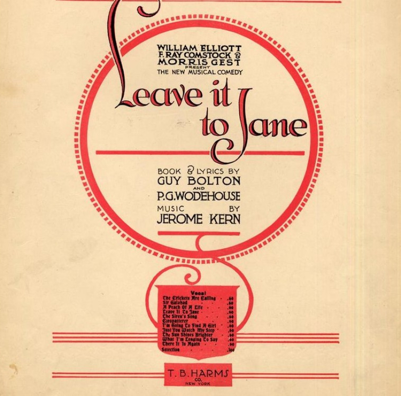 Leave It to Jane Poster, Jerome Kern, American Composer